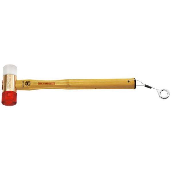 Dødslagshammer Facom 207A.32CBSLS med udskiftelige streger D: 32mm, 235g, aluminium krop