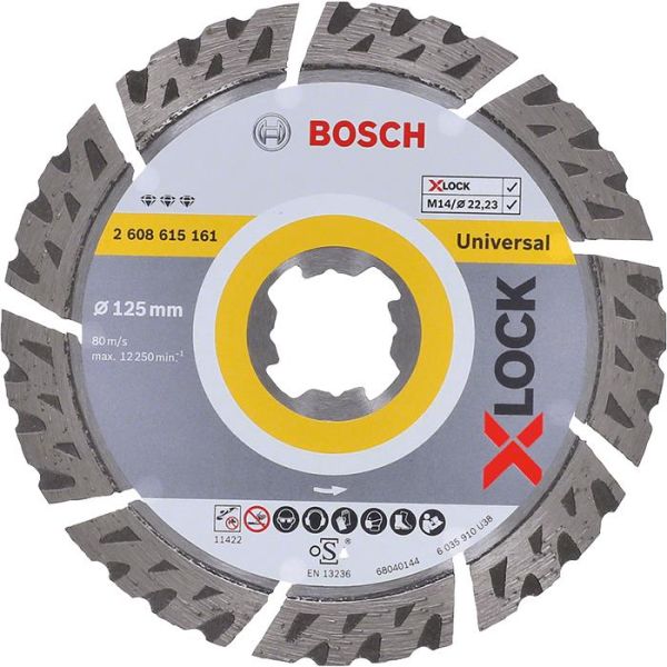 Timanttikatkaisulaikka Bosch Best for Universal X-LOCK 115 × 22,23 × 2,2 × 12 mm
