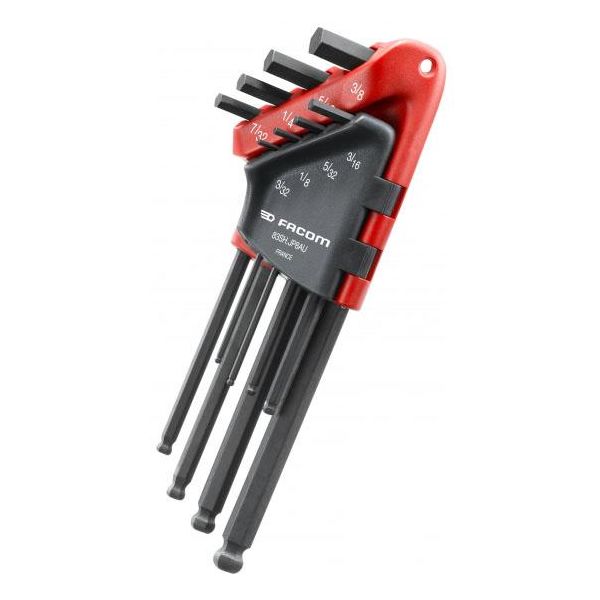 Unbrakonøglesæt Facom 83SH.JP8AU 3/32"-3/8", 8 stk. Stor holder