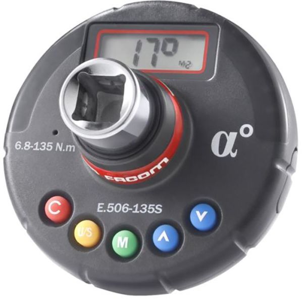 Momentkontrollenhet Facom E.506-135S elektronisk 6,7-135 Nm