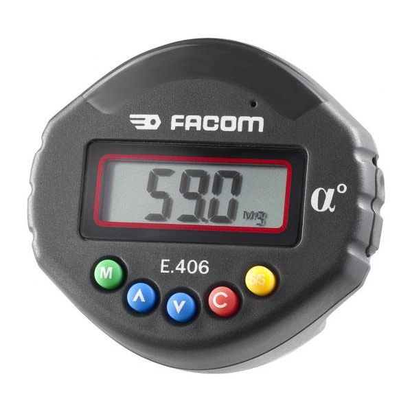 Adapter til vinkelmåler Facom E.406 1/2", 1-360°, elektronisk 