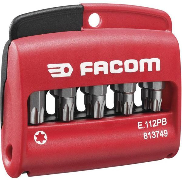 Bitssats Facom E.112PB i etui 10 st, TORX