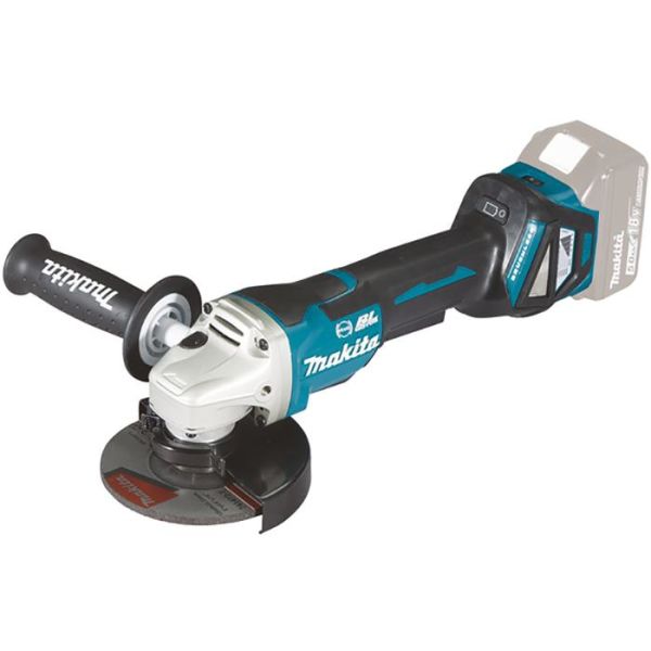 Vinkelsliber Makita DGA518ZU Ø125 mm, uden batteri og oplader 
