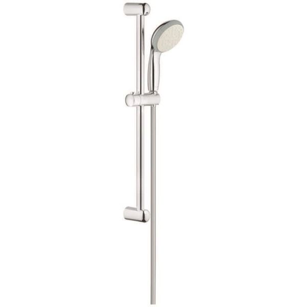 Brusesæt Grohe Vitalio Go 100 Ø 100 mm, 1-bjælke, krom, 1,75 m slange 