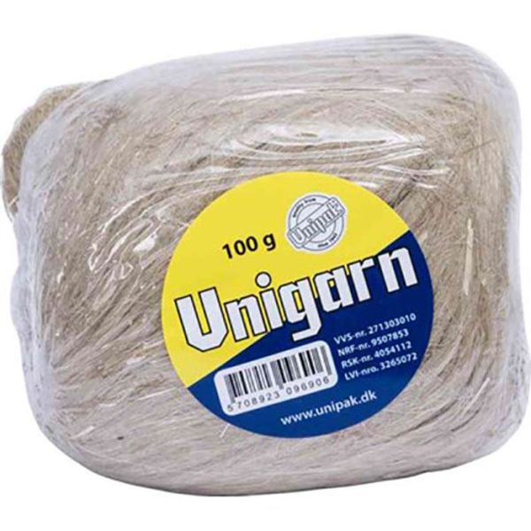 Hør Unipak Unigarn Tilråb, 100g/nøgle 