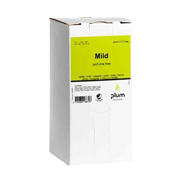 Håndsæbe Plum Mild duftfri, 1400 ml, bag-in-box 