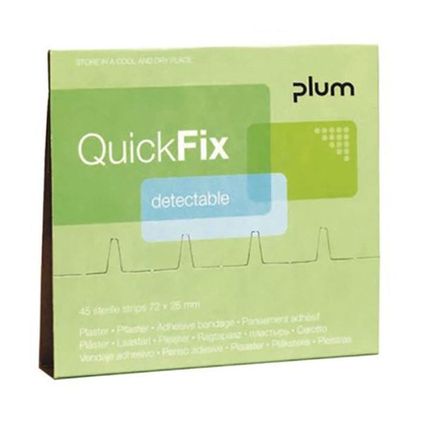 Plaster Plum QuickFix Detectable refill, 45 stk 