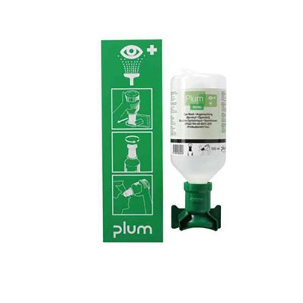 Øjenvaskstation Plum 4611 inkl. 500 ml øjenskyl 