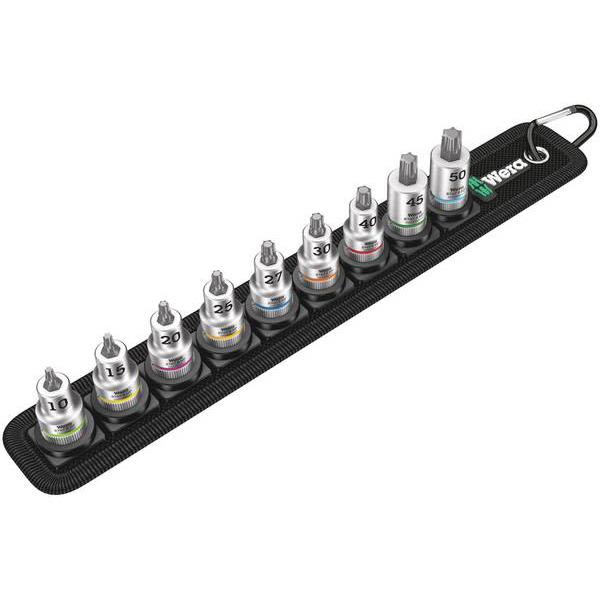 Topnøglesæt Wera Zyklop B 3 Torx, 3/8" 