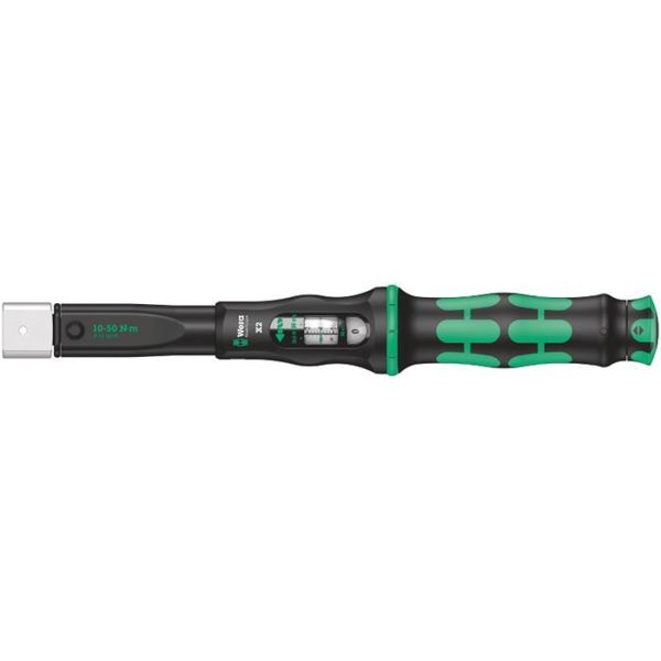 Momentnøgle Wera Click-Torque X 2 til skærværktøj, 9x12 mm 10-50 Nm