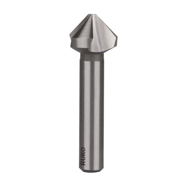 Forsenker Ruko 102123 3 skjær, 90° HSS 25 for skrue M12