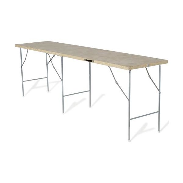 Tapettipöytä Laggo 265 2-osainen, 60 x 270 cm Korkeus: 85-95 cm