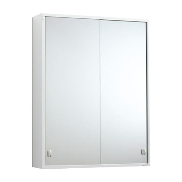 Kylpyhuonekaappi Svedbergs I:ET metallia, valkoinen, peilillä 
