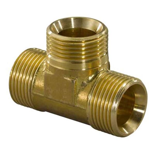 T-stykke Uponor 1034507 til gulvvarmesystem, udvendigt gevind G20 