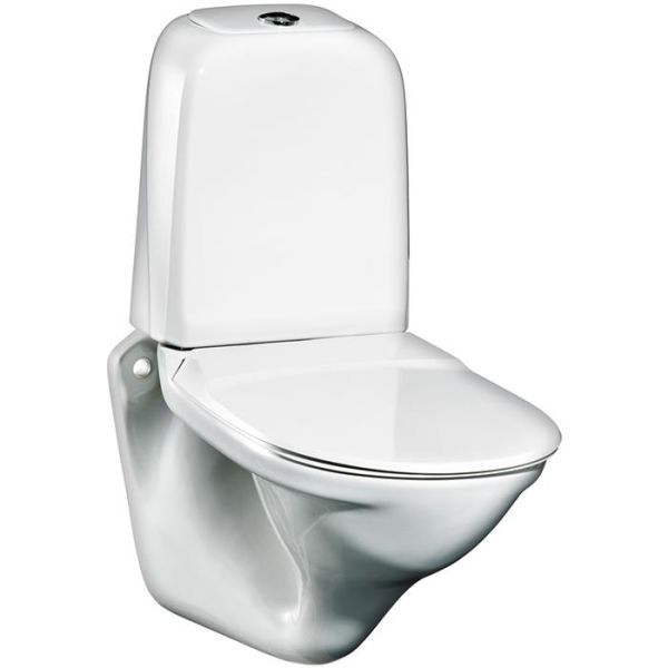 Toalettstol Gustavsberg Nordic 339 ROT hvit 