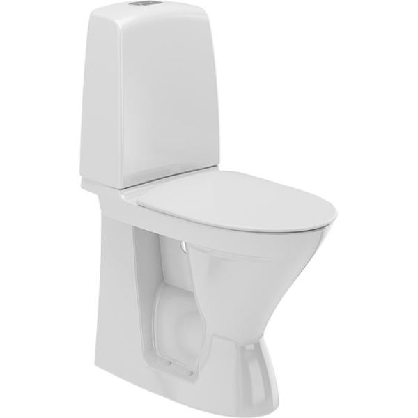 Toalettstol Ifö Spira 626108811010 høy, med mykt sete, for liming 