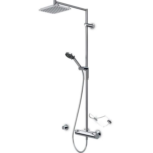 Takdusjpakke Oras Optima Rain Shower 7192 med takdusjsett og blandebatteri 