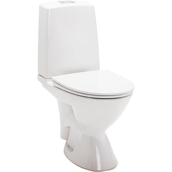 Toalettstol IDO Glow Rimfree 3726301201 med mjuksits 