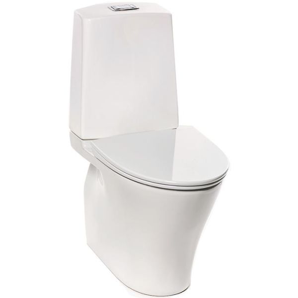 Toalettstol IDO Glow Rimfree 3636401201 med hårdsits soft-close 