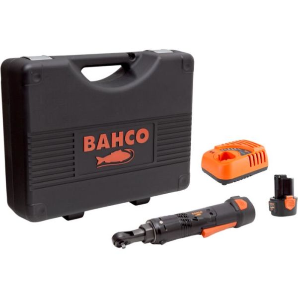 Skrallehåndtak Bahco BCL31R1K1 med batteri og lader 