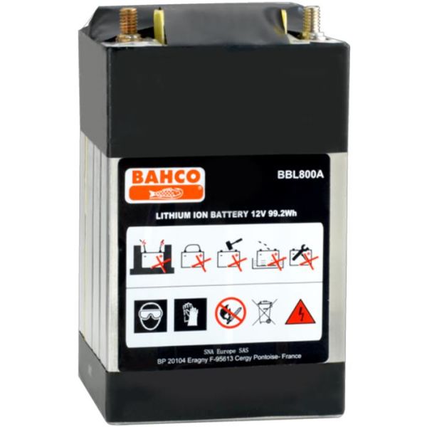 Starthjelpbatteri Bahco BBL800A 8 A, 12 V 