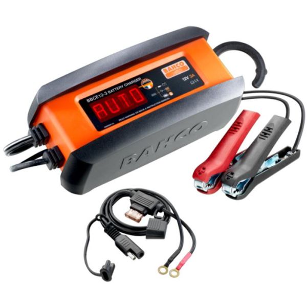 Batterioplader Bahco BBCE12-3 3 A, til 12V batterier 