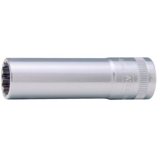 Tolvkanthylsa Bahco A7402DZ-19/32 3/8", lång modell, tum 19/32"