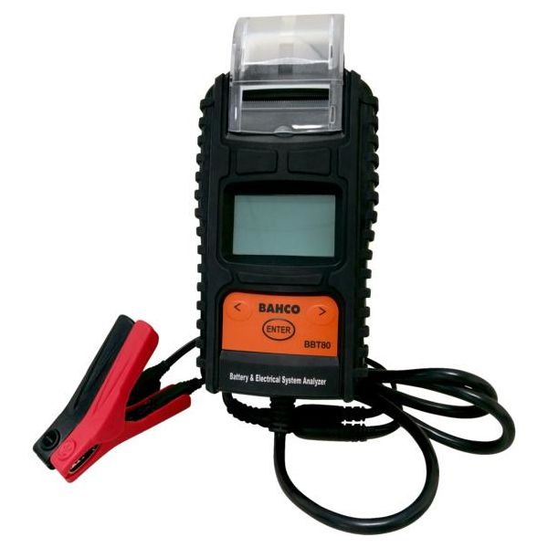 Batteri Tester Bahco BBT80 med printer, 6 og 12 V 