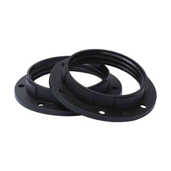 Skærmring Gelia 100003270 E27, sort, pakke med 2 