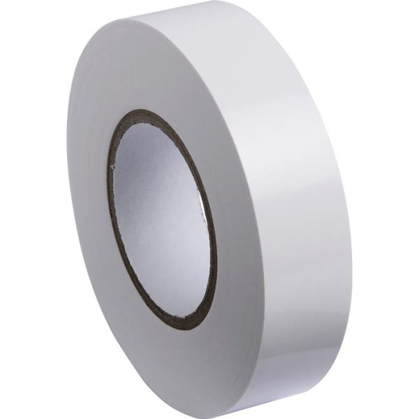 Isoleringstape Gelia 050000510 20 m x 19 mm, hvid 