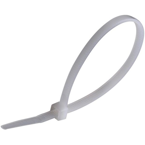 Kabelbindere Gelia 050000549 Hvid, pakke med 140 x 3,6 mm, 20 