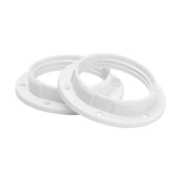 Skærmring Gelia 100000911 E27, hvid, pakke med 2 