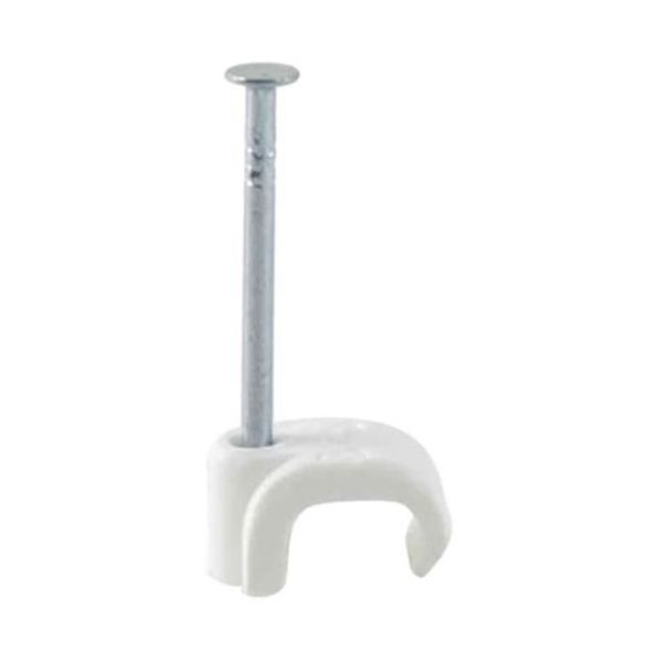 Trådholder Gelia 050000618 4 x 6 mm, oval, hvid, pakke med 20 