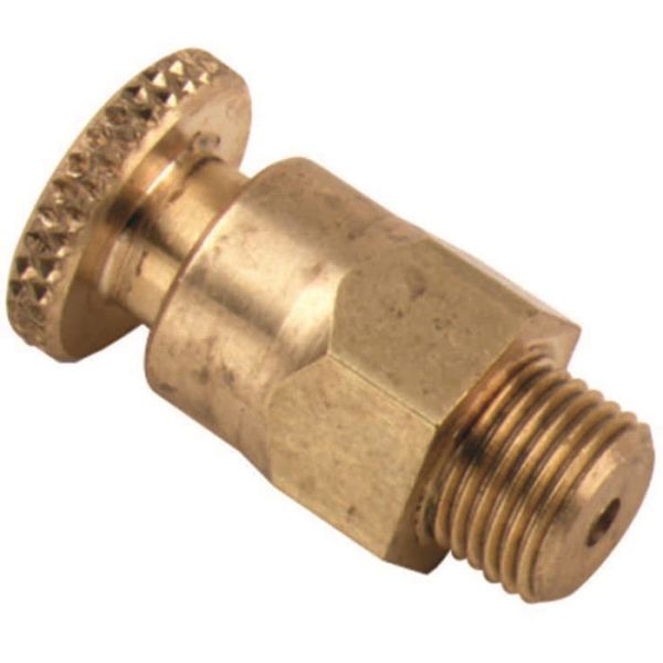 Udluftningsventil Ezze 4841219 med rat og beskyttelsesdæksel, 1/4" 