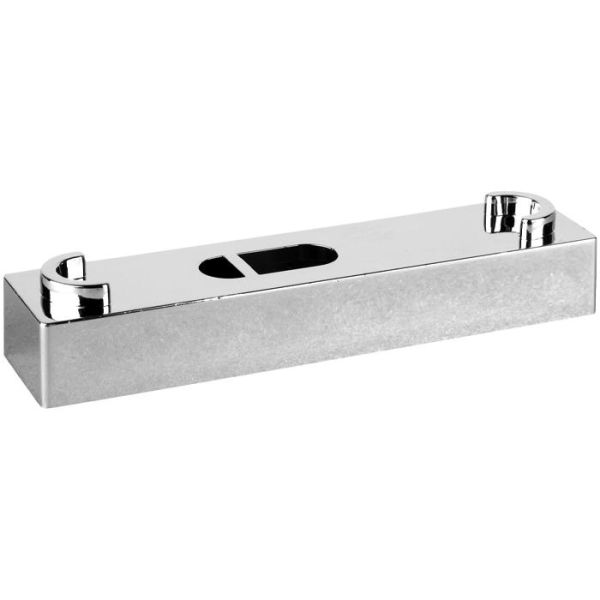 Spacer blok Faluplast 16705 10 x 70 mm, til dobbelt klip, krom 