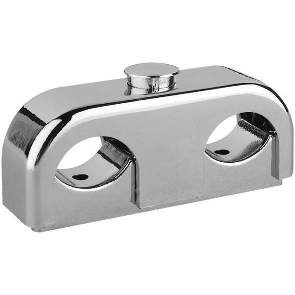 Rørklemme Faluplast Original 16605 dobbel, 18-22 mm Krom