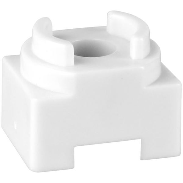 Spacer blok Faluplast 14210 10 x 20 mm, til enkelt klemme Hvid