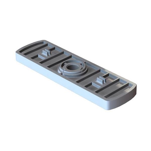 Afstandsstykke plade Purus 3810599 til Purusklämman Flexi, 40 c/c, hvid 