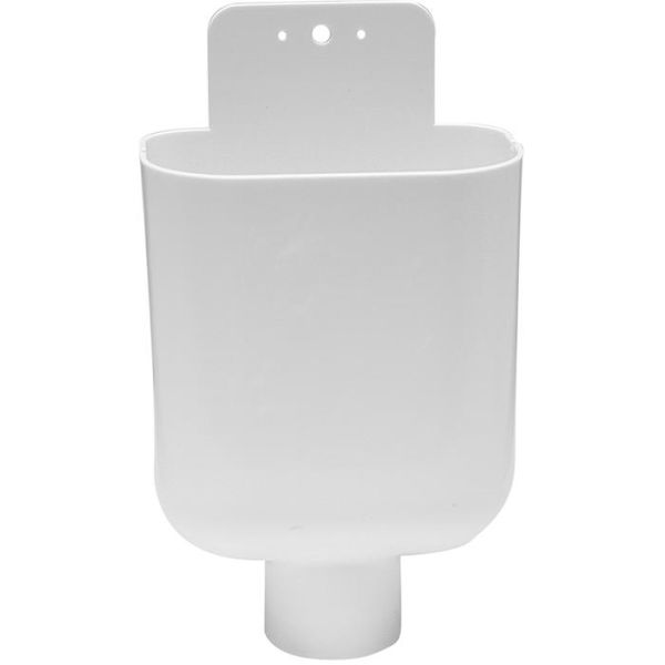 Aflløbstragt Faluplast 8036605 40 mm, hvid 