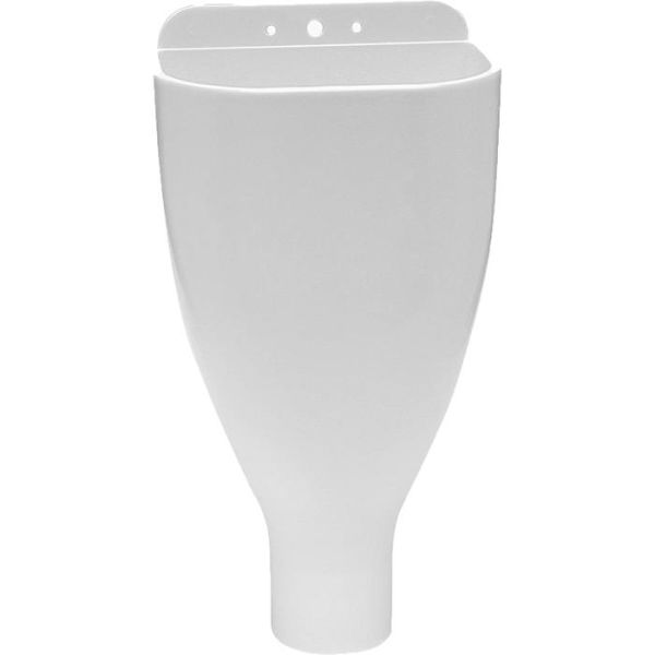Aflløbstragt Faluplast 8036590 32 mm, hvid 