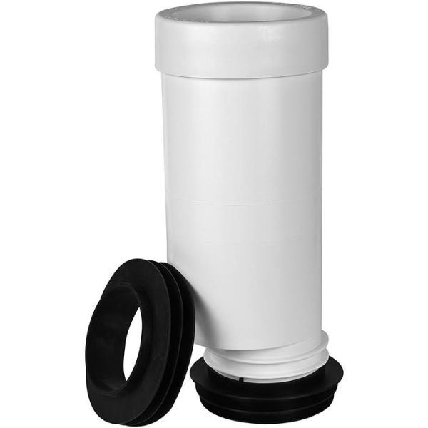 WC-liitäntä Faluplast 2316849 110 x 310 mm, epäkesko 