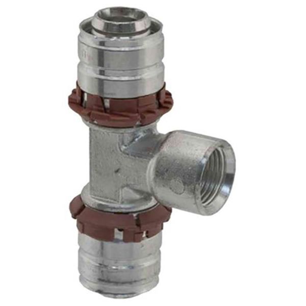 T-stykke Uponor 1878188 Inv. gevind, 50 x 25 x 50 mm 