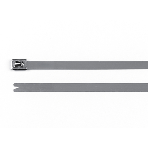 Kabelbindere Hellermann Tyton MBT14S Rustfri, pakke med 100 4,6 x 362 mm