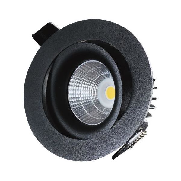 Downlight Designlight P-1602530B svart, 3000 K 