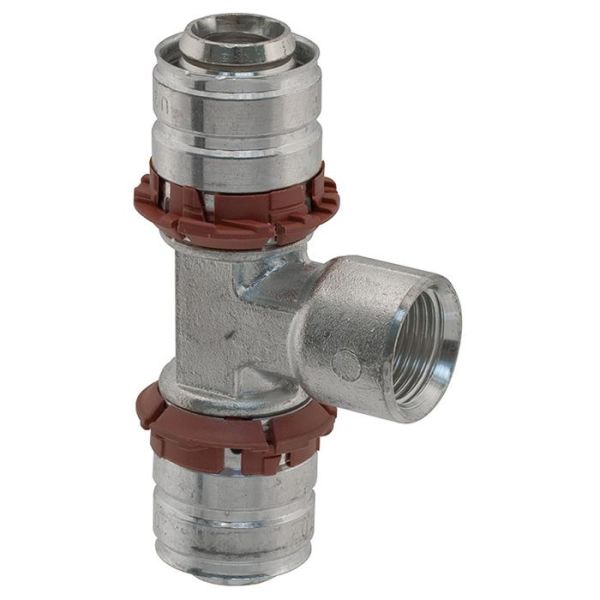 Tryk på kobling Uponor 1873276 20 x 20 x 20 mm, inv. tråd 