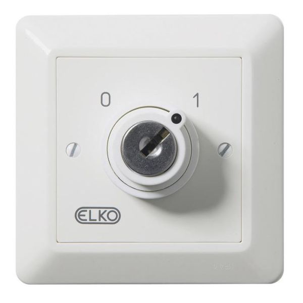Nyckelbrytare Elko EKO05529 2-pol, med lås och nycklar 