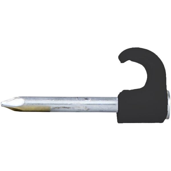 Spikerklips Schneider Electric TC 2052058 for rund kabel, 14–20 mm, 100-pakning 45 mm lengde, svart