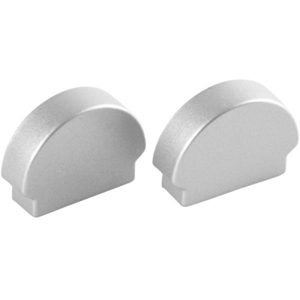 Endestykke Hide-a-Lite Curl til aluminiumsprofiler, 2-pakk 