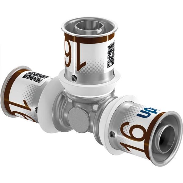 T-stykke Uponor Press Plus 1808006 16 x 16 x 16 mm 