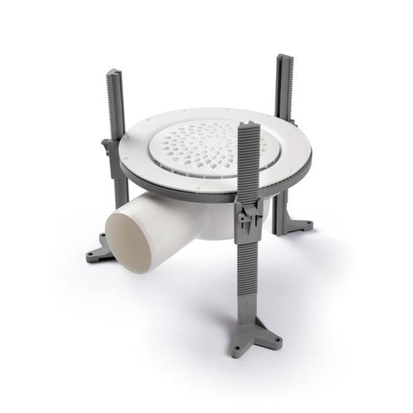 Gulvafløb Purus Ymer 7110772 150 x 75 mm, sideudgang 